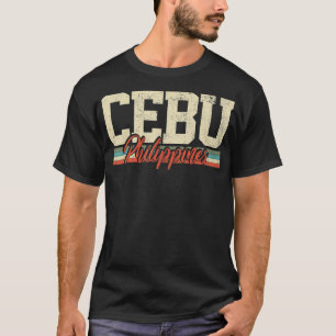 Cebu Philippinen Insel Retro Vintage Geschenk T-Shirt