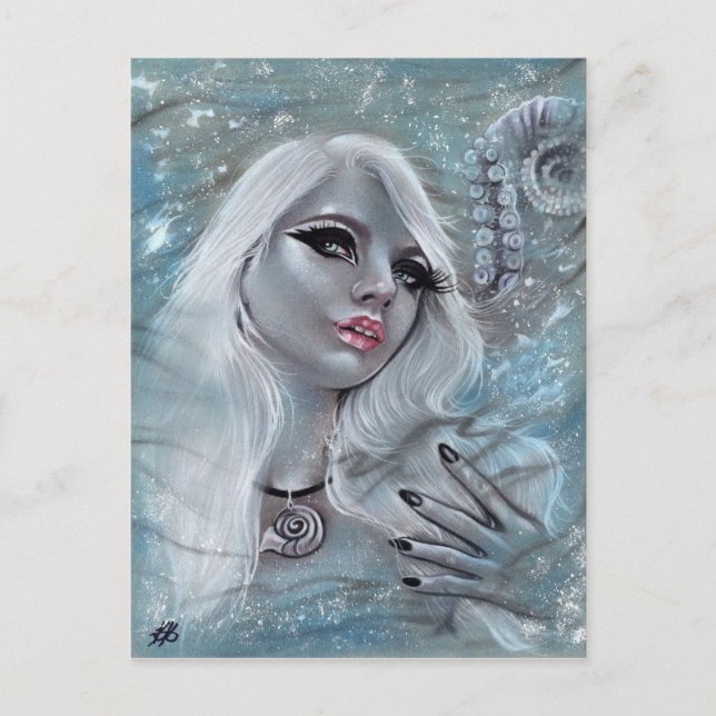 Cecaelia mythology mermaid postcard postkarte (Vorderseite)