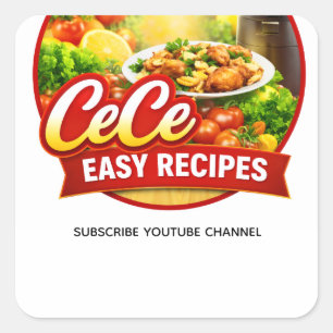 Cece Easy Recipes Aufkleber