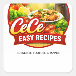 Cece Easy Recipes Aufkleber