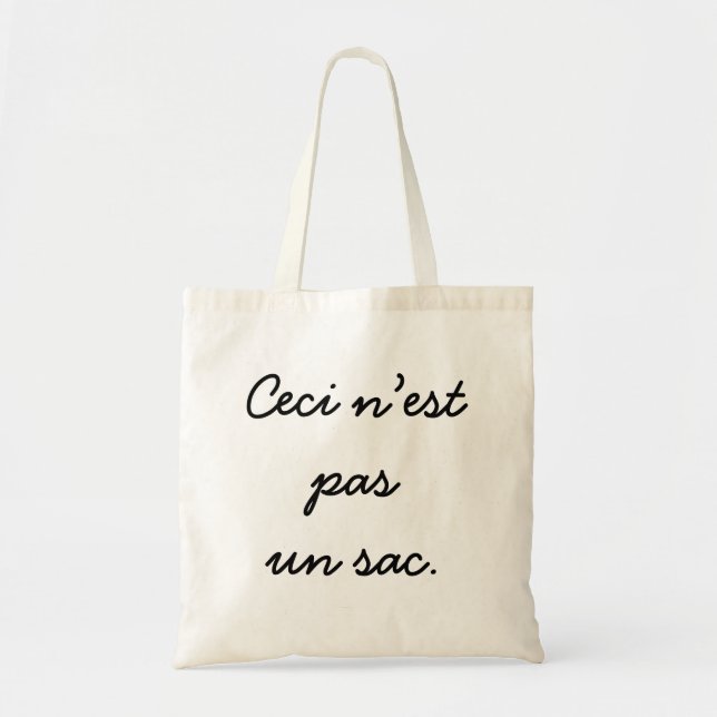 Ceci n’est pas un sac. tragetasche (Vorne)