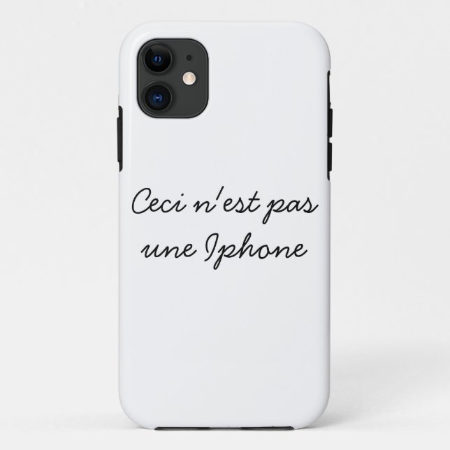 Ceci n'est Pas une Iphone Case-Mate iPhone Hülle (Rückseite)