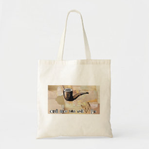 "Ceci n'est pas une pipe", inspirierte Tasche