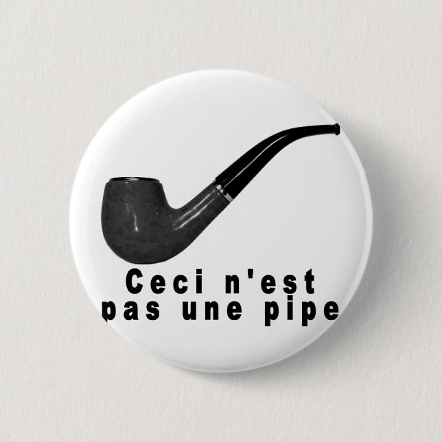 Ceci n'est Pas une Rohr-Gekritzel shirt.png Button (Vorderseite)