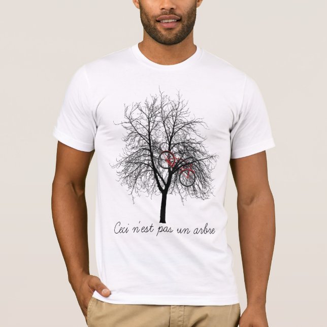 Ceci n'est Pas-UNO arbre T-Shirt (Vorderseite)