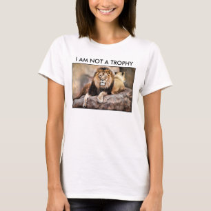 Cecil der Löwe Ich bin keine Trophäe T-Shirt