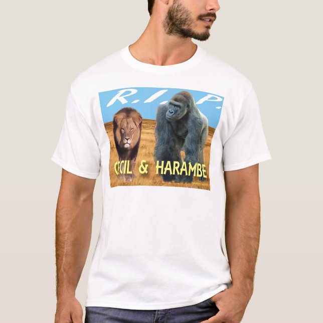 Cecil & Harambe T - Shirt (Vorderseite)