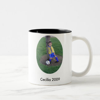 Cecilia 2009 zweifarbige tasse