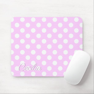 Cecilia - Bezeichnung weiche Pastellfarben, rosa u Mousepad