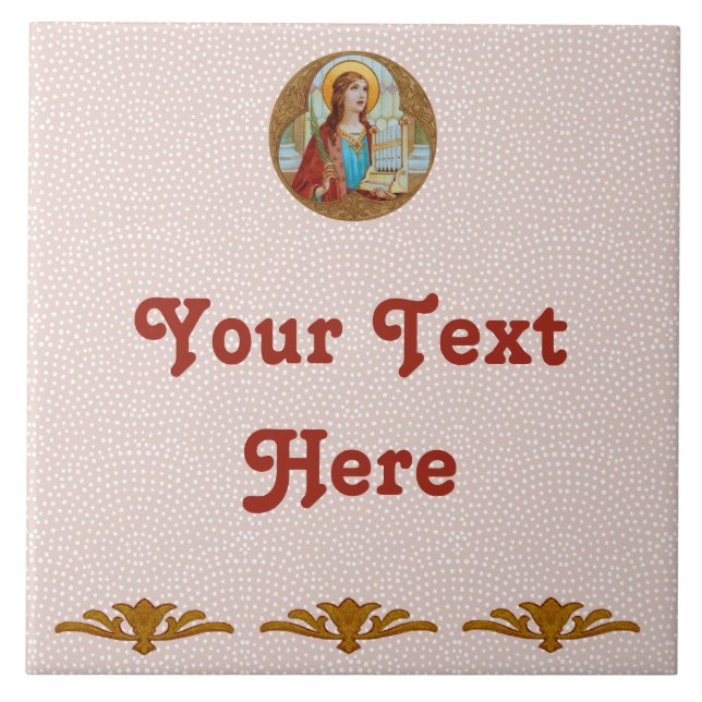 Cecilia (BK 003) Keramik Tile 2 Fliese (Vorderseite)