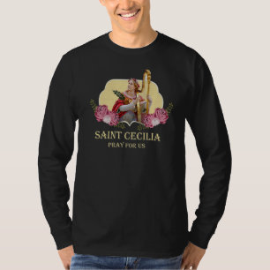 Cecilia Schutzheilige der Musik Catholi T-Shirt