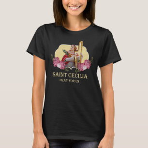 Cecilia Schutzheilige der Musik Catholi T-Shirt