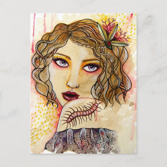 Cecilia und Centipede Postkarte (Vorderseite)