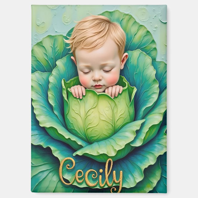 CECILY ~ In Cabbage Patch ~ Magnet (Vorderseite)