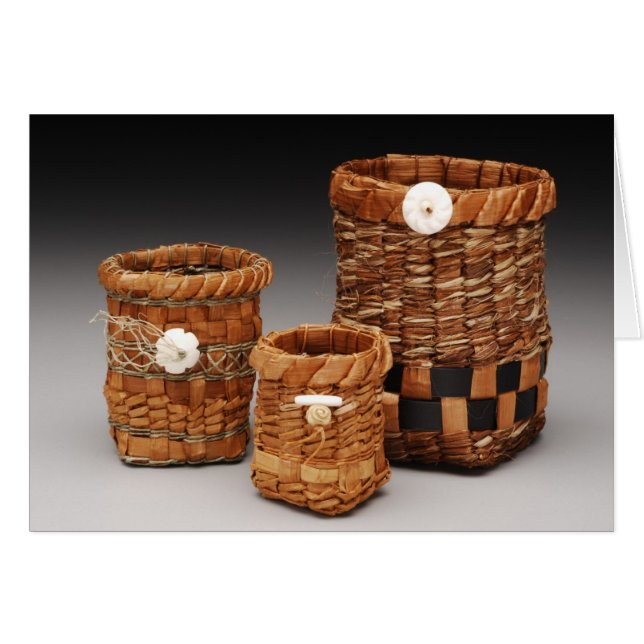 Cedar Bark Baskets (Vorderseite (Horizontal))