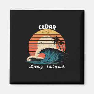 Cedar Beach Long Island Frauen Männer Surfboarding Magnet