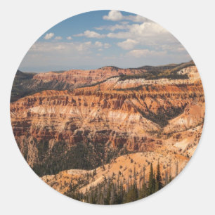 Cedar Breaks National Monument, Utah Runder Aufkleber