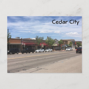 Cedar City Postkarte