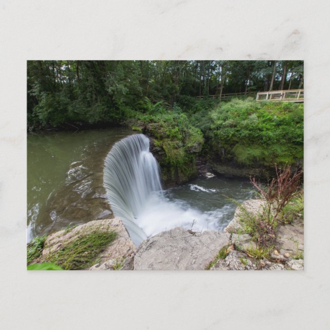 Cedar Cliff Falls, Cedarville, Ohio Postkarte (Vorderseite)