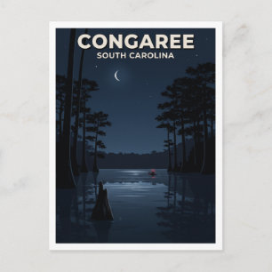 Cedar Creek, Congaree National Park Hopkins Gesche Postkarte
