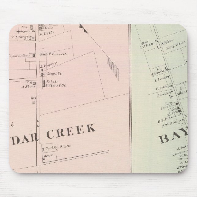 Cedar Creek, Goodluck Bayville, New Jersey Mousepad (Vorne)