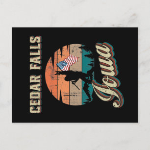 Cedar Falls Iowa Postkarte