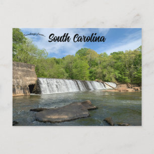 Cedar Falls Park South Carolina Postkarte