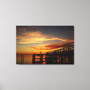 Cedar Key Florida Sunset 9 Leinwanddruck