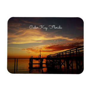 Cedar Key Sunset Magnet