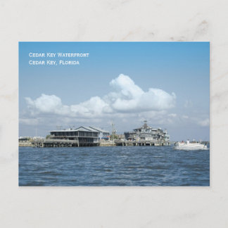 Cedar Key Waterfront Postkarte