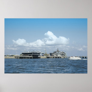 Cedar Key Waterfront Print Poster