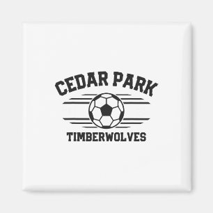 Cedar Park Timberwolves Fußball Ll 2025 Magnet