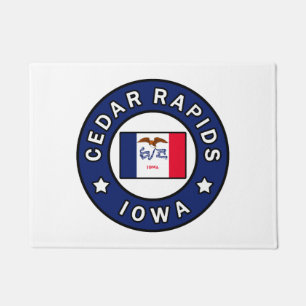 Cedar Rapids Iowa Fußmatte