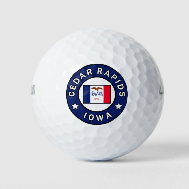 Cedar Rapids Iowa Golfball (Vorderseite)