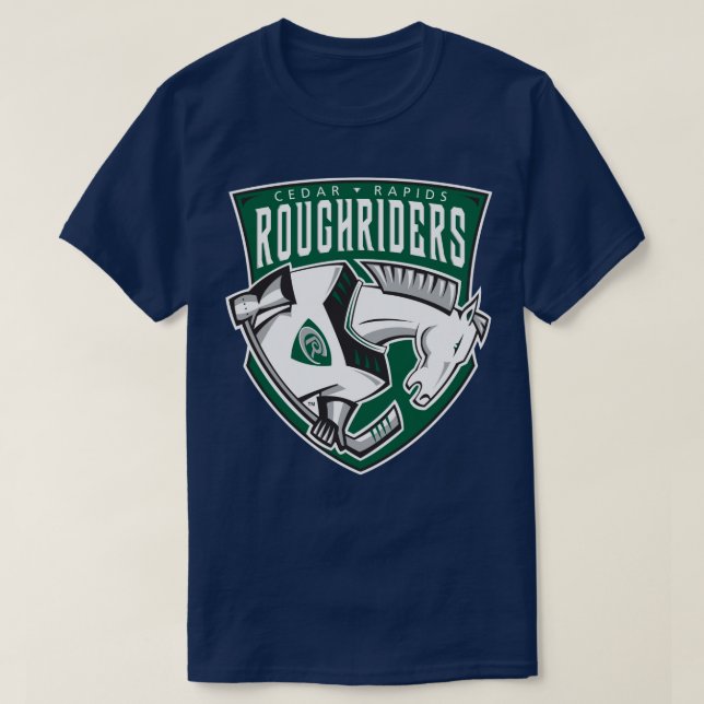Cedar Rapids RoughRiders T-Shirt (Design vorne)