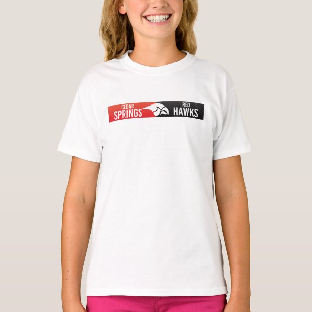 Cedar Springs Red Hawks #3 T-Shirt (Vorderseite)