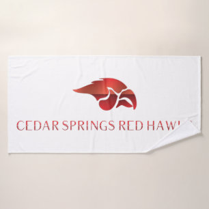 Cedar Springs Red Hawks #7 Badehandtuch