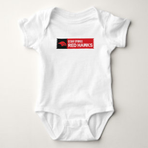 Cedar Springs Red Hawks Baby Strampler