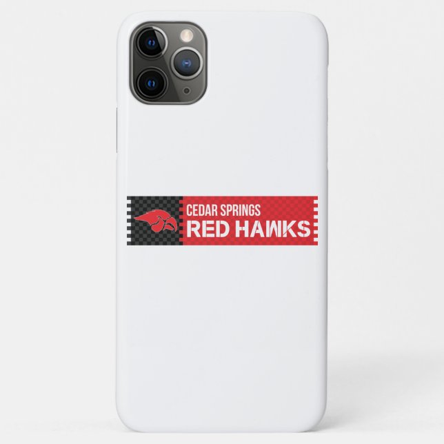 Cedar Springs Red Hawks Case-Mate iPhone Hülle (Rückseite)