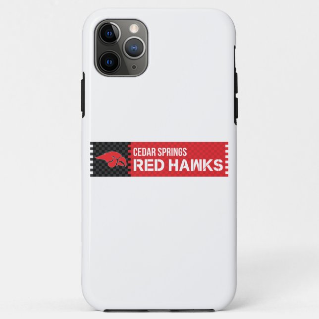 Cedar Springs Red Hawks Case-Mate iPhone Hülle (Rückseite)