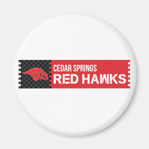 Cedar Springs Red Hawks Magnet