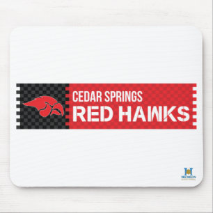Cedar Springs Red Hawks Mousepad