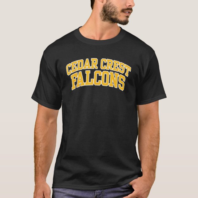 Cedar Wappen Uni Falcons 01 T-Shirt (Vorderseite)