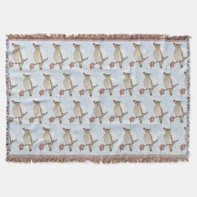 Cedar Waxwing Decke (Vorderseite)
