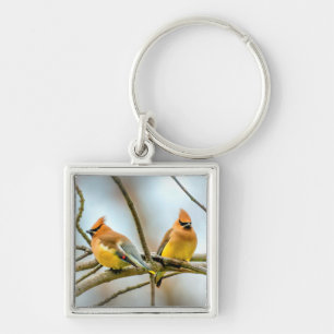 Cedar Waxwing - Original Foto Schlüsselanhänger