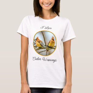 Cedar Waxwing - Original Foto T-Shirt