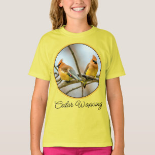 Cedar Waxwing - Original Foto T - Shirt