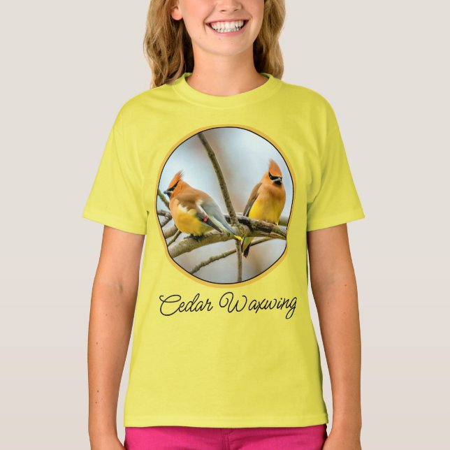 Cedar Waxwing - Original Foto T - Shirt (Vorderseite)