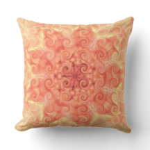 Cedar Wirbel Sun Art Mandala Pillow