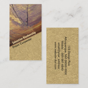 Cedar Wood Knot Nah-Up Fotograf-Center Visitenkarte